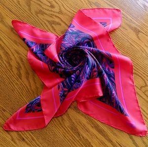 Vintage Bill Blass Paisley Silk Scarf